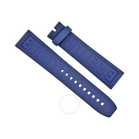 breitling rubber band adjustment|breitling 20mm rubber strap blue.